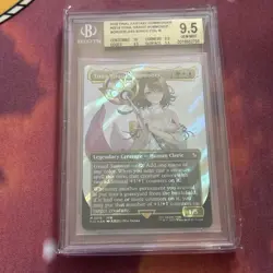 Beckett 9.5 Yuna, Grand Summoner Surge Foil 0216, MTG Final Fantasy Gem Mint - Image 1