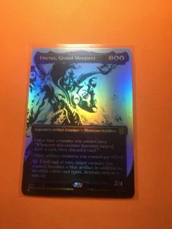 MTG Magic The Gathering Unctus, Grand Metatect Foil ONE Rare Showcase Artifact - Image 1