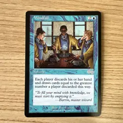 Magic the Gathering TCG Windfall U Urza's Saga 111 NM Never Played - Image 1