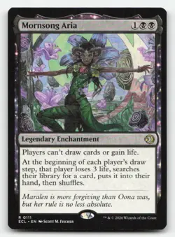 Mornsong Aria 111 Rare Lorwyn Eclipsed Magic: The Gathering Near Mint - Image 1