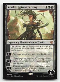 Vraska, Betrayal's Sting 88 Commander: Lorwyn Eclipsed Magic: The Gathering NM - Image 1