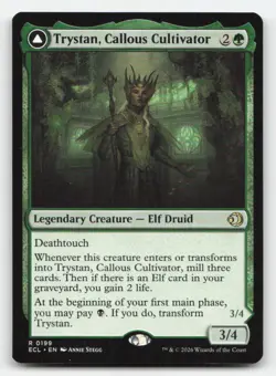 Trystan, Callous Cultivator 199 Rare Lorwyn Eclipsed Magic: The Gathering NM - Image 1