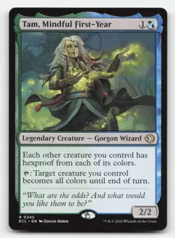 Tam, Mindful First-Year 245 Rare Lorwyn Eclipsed Magic: The Gathering Near Mint - Image 1