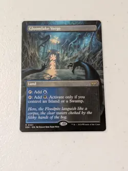 MTG Gloomlake Verge (Borderless) Duskmourn: House of Horror NM - Image 1