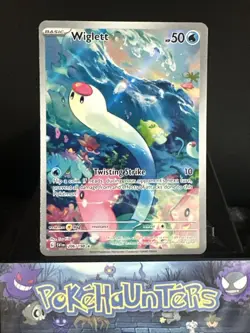 Pokemon Card Wiglett 206/198 Scarlet & Violet Base Illustration Rare NM - Image 1