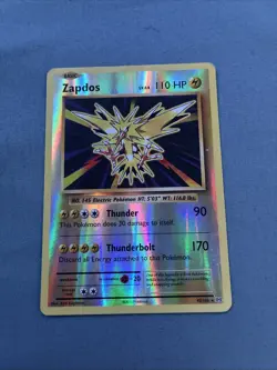 Pokemon TCG Zapdos 42/108 Evolutions Reverse Holo - Image 2
