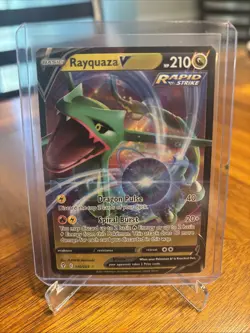 Pokemon | Rayquaza V 100/159 Holo | Crown Zenith 2023 - Image 1