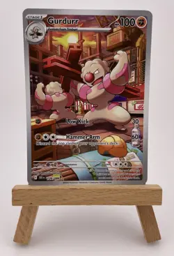 Pokemon TCG - S&V Black Bolt - Gurdurr 126/086 Illustration Rare - Image 1