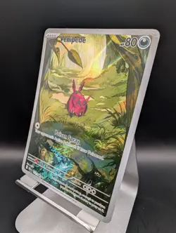 Venipede 132/086 Holo IR Black Bolt Pokemon NM - Tracked Shipping - Image 2