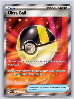 PACK FRESH ULTRA BALL 264/217 ASCENDED HEROES ULTRA RARE - Image 1