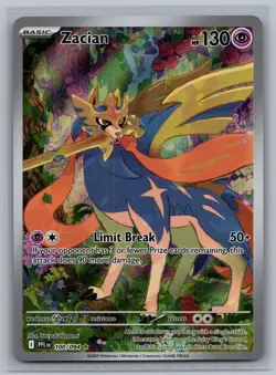 NM ZACIAN 100/094 PHANTASMAL FLAMES ILLUSTRATION RARE - Image 1