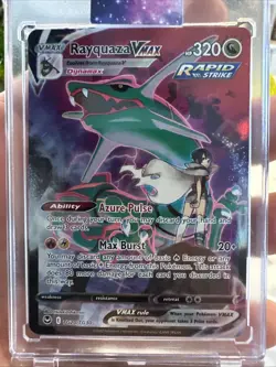 NEW Pokemon Rayquaza VMAX TG20/TG30 320 HP Silver Tempest Rapid Strike Max Burst - Image 1