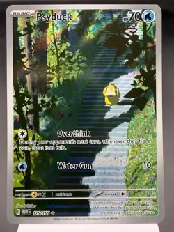 Psyduck 175/165 - Illustration Rare - 151 Pokemon Card NM - Image 1