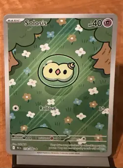 Pokemon TCG Solosis 118/086 Sv: Black Bolt Illustration Rare Holo EN - Image 1