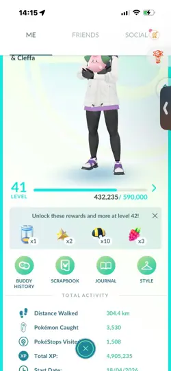 Pokemon Go (Stage 41) Shiny Cleffa ( 12 Shinys ) - Image 1