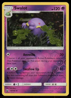 Swalot 58/168 Uncommon Celestial Storm Pokemon Reverse Holo Lightly Played - Image 1
