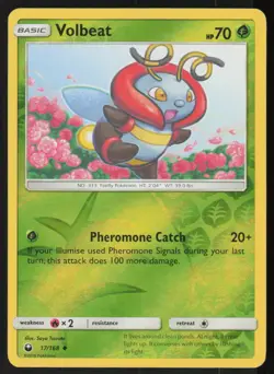 Volbeat 17/168 Uncommon Celestial Storm Pokemon Reverse Holo Lightly Played - Image 1