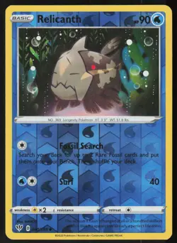 Relicanth 040/189 Uncommon Darkness Ablaze Pokemon Reverse Holo Lightly Played - Image 1