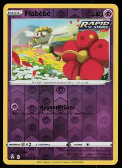 Flabebe 071/203 Common Evolving Skies Pokemon Reverse Holo Lightly Played - Image 1