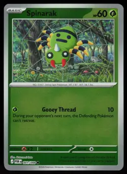Spinarak 001/088 Common Perfect Order Pokemon Reverse Holo Near Mint - Image 1
