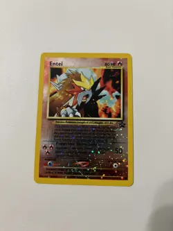 Pokemon TCG: Entei 34 Black Star Promo- 2001 Movie Release Reverse Holo LP!!🔥🔥 - Image 1