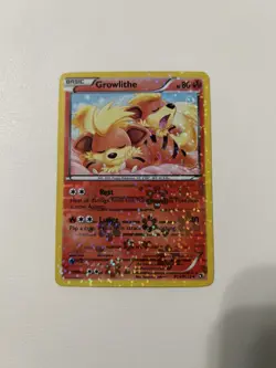 Pokemon TCG: Legendary Treasures- Radiant Collection Growlithe Holo LP!!!🔥🔥🔥 - Image 1