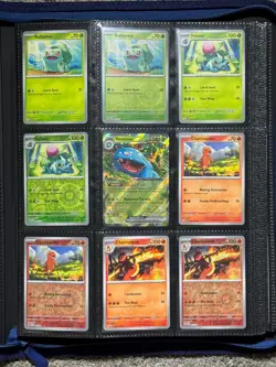 Pokemon 151 Complete Master Base Set 165/165 + Reverse Holo + ex NM + Binder - Image 1