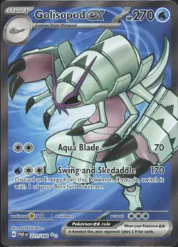 Golisopod ex 221/182 Ultra Rare Paradox Rift Pokemon Near Mint - Image 1