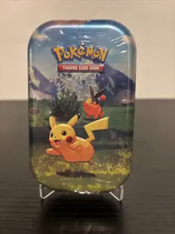 Pokemon TCG Mega Evolution Ascended Heroes Mini Tin New Sealed Pikachu - Image 1