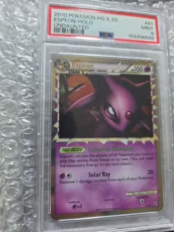 Espeon Prime 81/90 Undaunted Holo Ultra Rare English 100 HP Pokemon TCG PSA 9 - Image 3