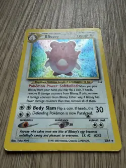 Pokemon Blissey 02/64 Neo Revelation Holo Rare English 2000 Unlimited 120 HP - Image 2