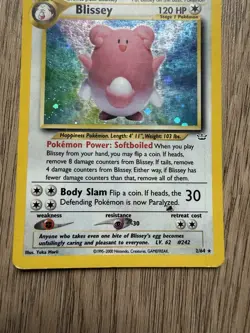 Pokemon Blissey 02/64 Neo Revelation Holo Rare English 2000 Unlimited 120 HP - Image 5