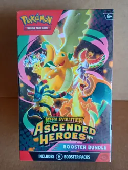🔥 Pokemon Mega Evolution Ascended Heroes Boost Bundle New Sealed 🔥 - Image 1