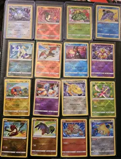 16 Radiant Rare Full Set Complete Pokemon Collection Charizard Greninja Eevee NM - Image 1