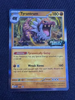 Tyrantrum - [Staff] (#066) - Holofoil ME - Mega Evolution Promos NM Pokemon - Image 1
