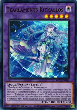 Yugioh Tearlaments Kitkallos POTE-EN042 Ultra Rare 1st Ed NM - Image 1