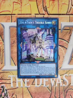 Evil Twin's Trouble Sunny MP22-EN216 Prismatic Secret Rare 1st Ed NM Yugioh - Image 1