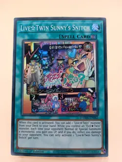 Yugioh! LP Live Twin Sunny's Snitch - DAMA-EN062 - Super Rare - 1st Edition Ligh - Image 1