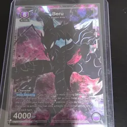 Bandai Union Arena Solo Leveling Beru UA38SL-010 R* Foil Character Card 4000 BP - Image 1