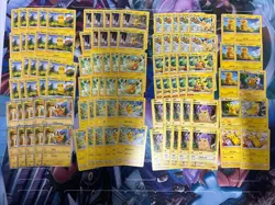 100x Pikachu Pokemon TCG Non Holo Card Lot - As Shown - Multiples - Various Sets - Image 1
