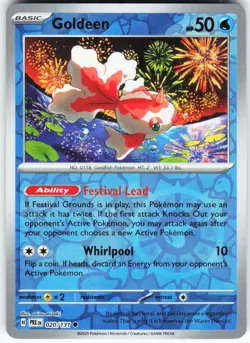 Goldeen 020/131 Pokemon SV: Prismatic Evolutions Reverse Holo Common NM - Image 1