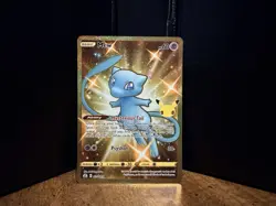 Pokemon Mew Holo Rare TCG Gold Card Celebrations 25th Anniversary 025/025 - Image 1