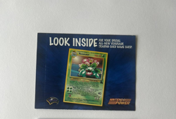 SEALED Venusaur Nintendo Power #13 WoTC Black Star Promo Holo pokemon cards - Image 1