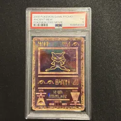 Pokemon TCG Ancient Mew Promo Card 2000 Movie Edition, PSA 5 - Image 1
