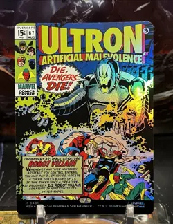 Ultron, Artificial Malevolence ✨FOIL✨ (Borderless) [Marvel Super Heroes] MTG - Image 1