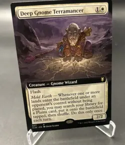 Wizards Deep Gnome Terramancer Extended Art Rare Commander Legends Unplayed 607 - Image 2