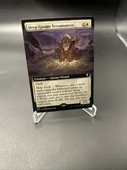 Wizards Deep Gnome Terramancer Extended Art Rare Commander Legends Unplayed 607 - Image 3