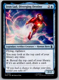Iron Lad, Diverging Destiny 59 Marvel Super Heroes Magic: The Gathering NM - Image 1