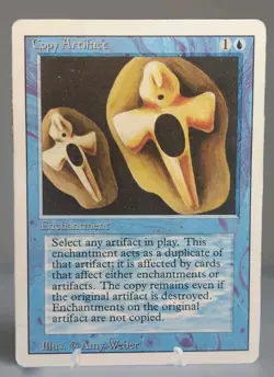MTG Magic The Gathering Copy Artifact Revised Rare - Image 1
