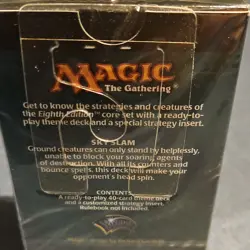 Magic: The Gathering Core Set 8th Edition Sky Slam Theme Deck Starter Advanced - Image 2